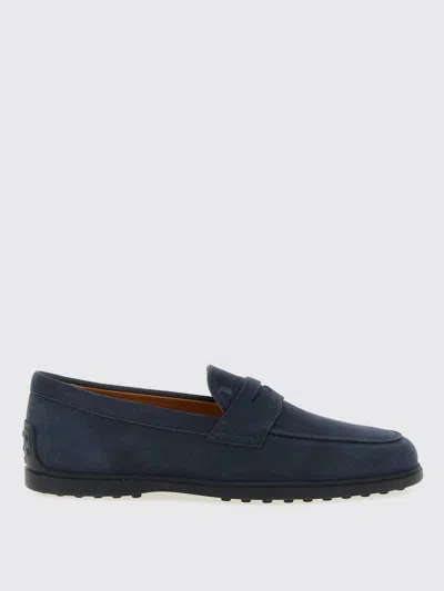 TOD'S LOAFERS TOD'S MEN COLOR BLUE,H32234009
