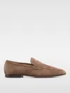 Tod's Suede Loafers In Brown