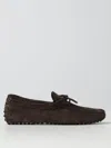 Tod's Gommino Suede Driving Loafers In Braun