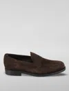 Tod's Man Loafers Dark Brown Size 8 Leather In Brown