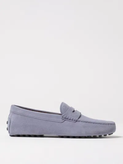 TOD'S LOAFERS TOD'S MEN COLOR GNAWED BLUE,423377011