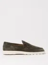Tod's Loafer Aus Wildleder In Green