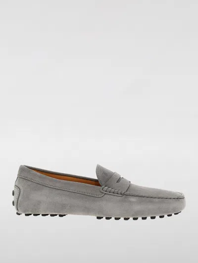 Tod's Men Gommino Suede Leather Loafers In Multicolor