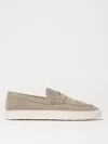 Tod's Cassetta Suede Penny Loafers In Sand