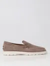 Tod's Chunky Rubber Sole Round Toe Loafers In Wallnuss