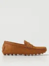 Tod's Round Head Flat-bottomed Love Shoes In Beige