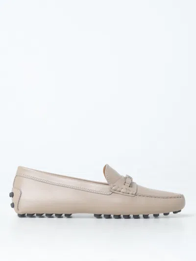 Tod's Loafers  Woman Color Beige In White