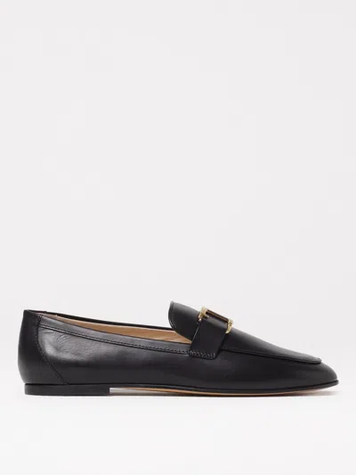 TOD'S LOAFERS TOD'S WOMAN COLOR BLACK,G44439002