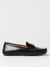 Tod's City Gommino Moccasin In Glossy Leather In Black
