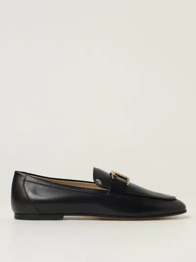 TOD'S LOAFERS TOD'S WOMAN COLOR BLACK,H32342002
