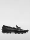 Tod's Gommino Leather Loafers In Schwarz