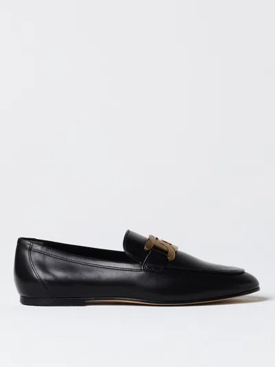 Tod's Loafers  Woman Color Black In Schwarz