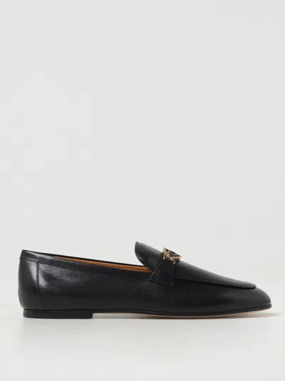 Tod's 5mm Logo Leather Loafers In Black