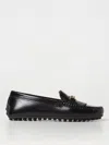 Tod's Gommino Leather Loafers In Schwarz