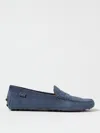 Tod's Blue Slip On Loafers