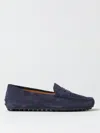 Tod's Women's City Gommino Suede Leather Loafers In Blue