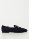 Tod's Loafers  Woman Color Blue In 蓝色