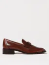 Tod's Brown Leather Loafers In Brown