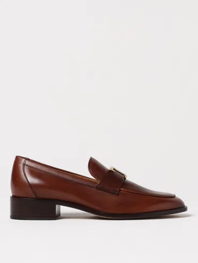TOD'S LOAFERS TOD'S WOMAN COLOR BROWN,G44418032