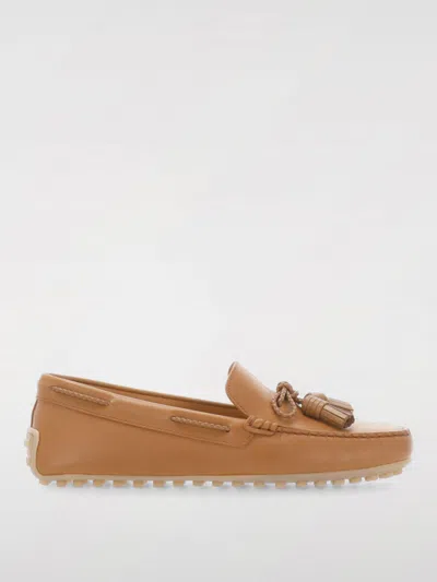 TOD'S LOAFERS TOD'S WOMAN COLOR BROWN,G68577032