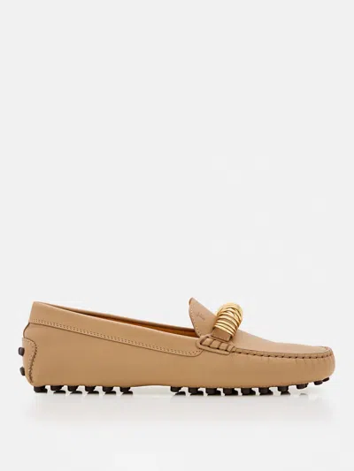 TOD'S LOAFERS TOD'S WOMAN COLOR BROWN,G53986032