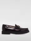 Tod's T Timeless Leather Loafers In Burgunderrot