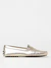 Tod's Loafers  Woman Color Gold In Gold