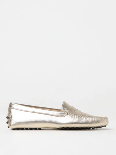 Tod's Loafers  Woman Color Gold