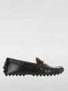 Tod's Gommino Leather Loafers In Black