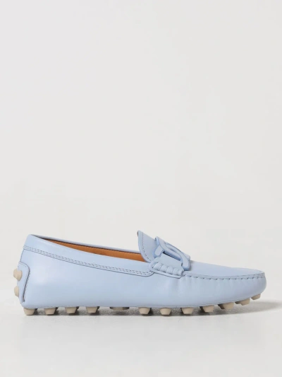 Tod's Loafers  Woman Color Sky Blue In Sky Blue