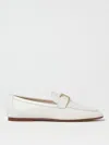 Tod's T Timeless Loafers In Leather In White