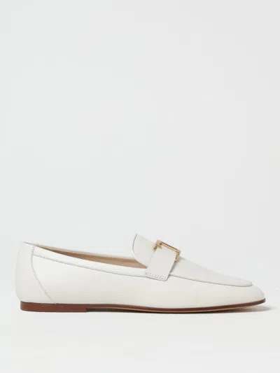 TOD'S LOAFERS TOD'S WOMAN COLOR WHITE,G44419001