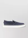 Tod's Loafers With Contrast Sole And Suede Upper