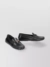 Tod's Loafers With Metallic Hardware And Rubber Sole