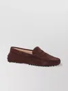 Tod's Gommino Shearling-lined Loafers In Brown