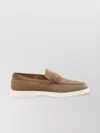 Tod's Chunky Rubber Sole Round Toe Loafers