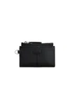 Tod's Logo-debossed Leather Wallet In Black