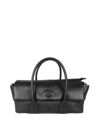 Tod's Logo Bag In Black