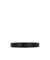 Tod's Logo-buckle Leather Belt In Black
