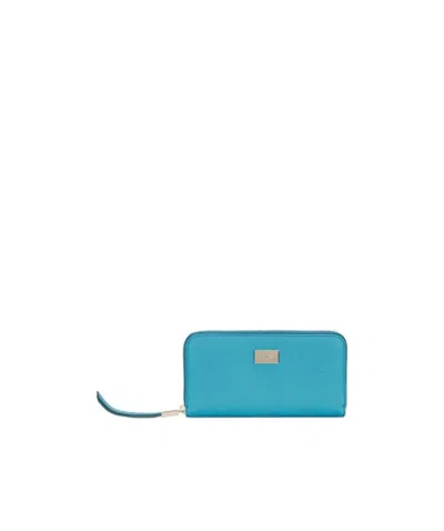 Tod's Logo Buckle Wallet In Green