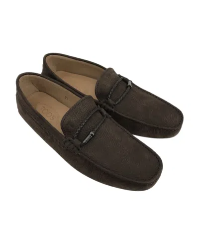 Tod's Logo Business Casual Shoes In Black