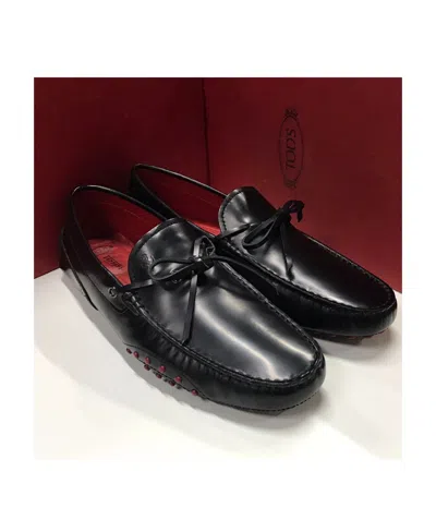 Tod's Logo Business Casual Shoes In Black