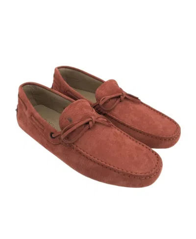 Tod's Logo Business Casual Shoes In Brown
