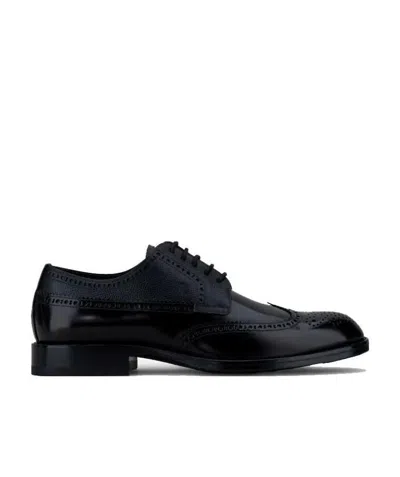 Tod's Logo Business Dress Shoes In Black