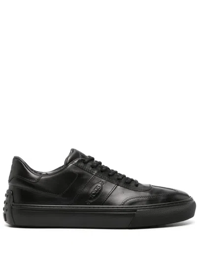 Tod's Logo-debossed Leather Sneakers In Multicolor