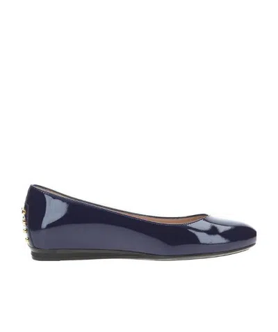 Tod's Logo Details Ballet Shoes In Black