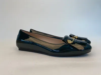 Tod's Logo Details Ballet Shoes In Black