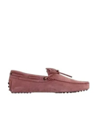 Tod's Logo Details Business Casual Shoes In Pink