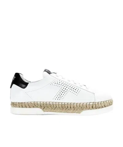 Tod's Logo Details Casual Sports Shoes In White