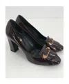Tod's Logo Details High Heels In Black